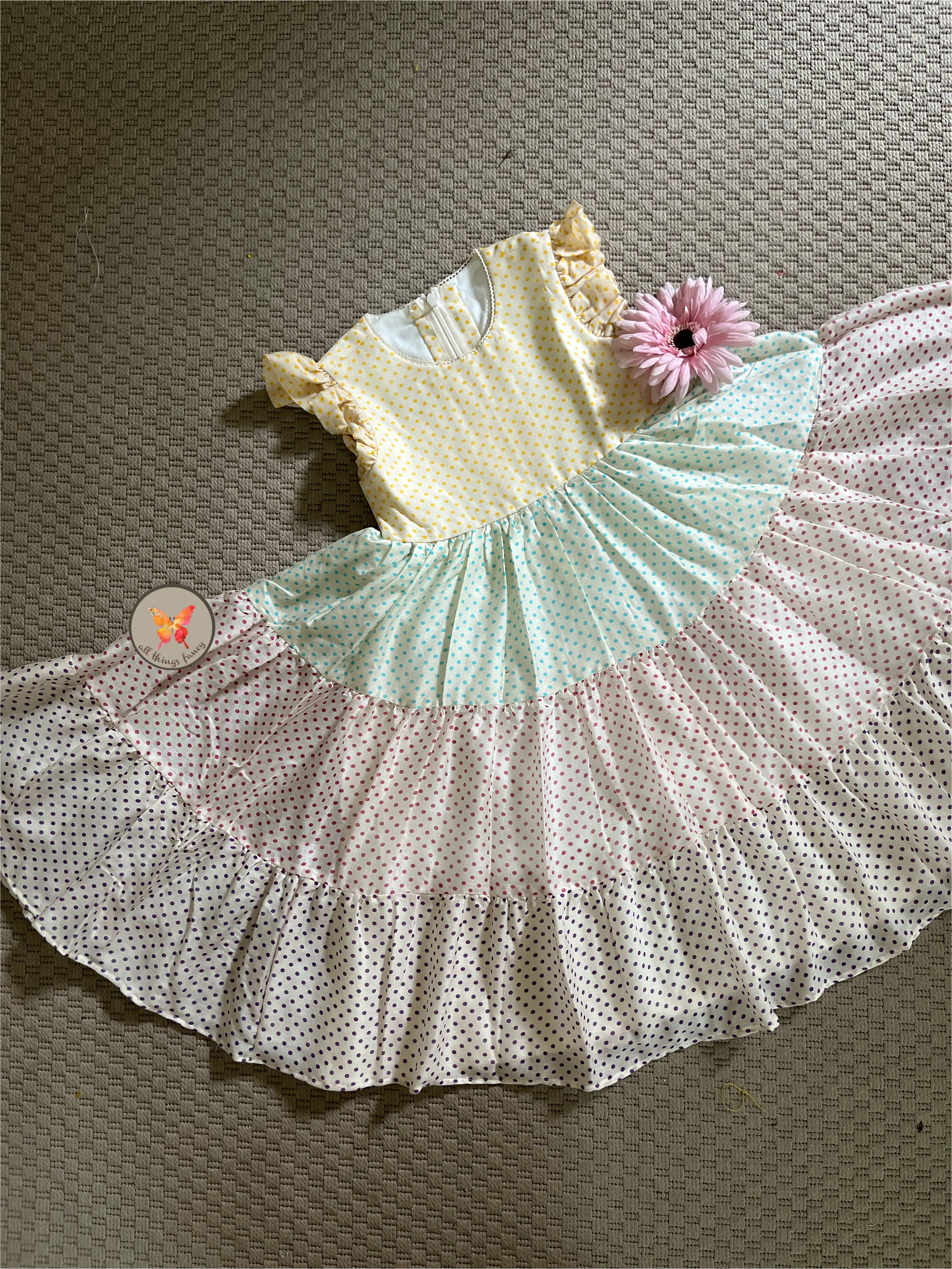 The Polka Multi Tiered Dress