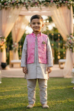 Load image into Gallery viewer, Chamak Tara Koti Set-Desi Gulab
