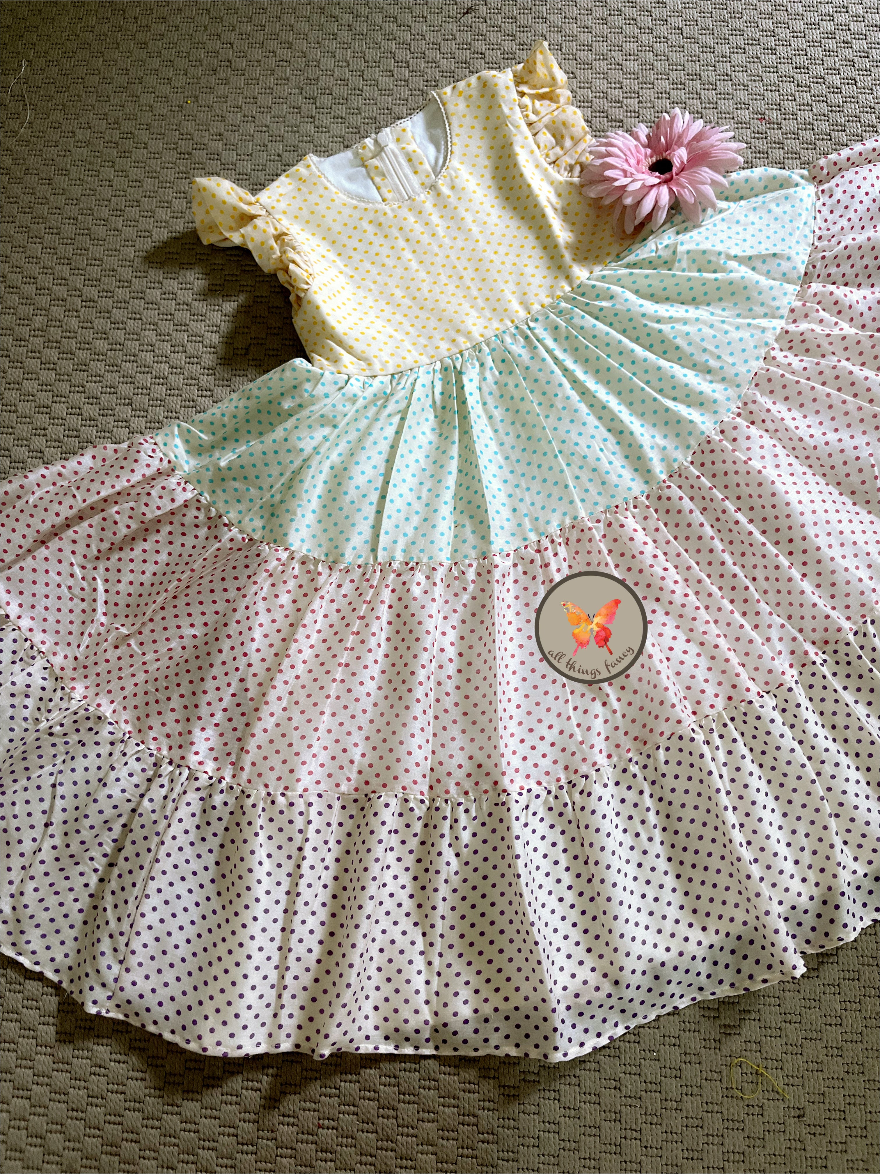 The Polka Multi Tiered Dress