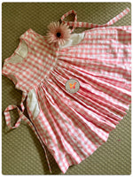 Load image into Gallery viewer, Gingham Checks Pink Frock
