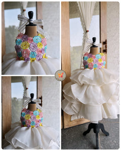 The 3D Flower Organza Dress