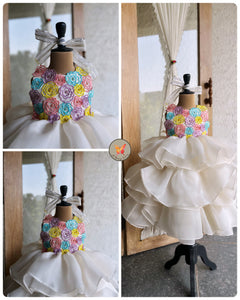 The 3D Flower Organza Dress