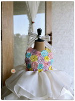 Load image into Gallery viewer, The 3D Flower Organza Dress
