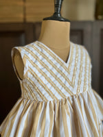 Load image into Gallery viewer, Striped Sharara Set - Beige
