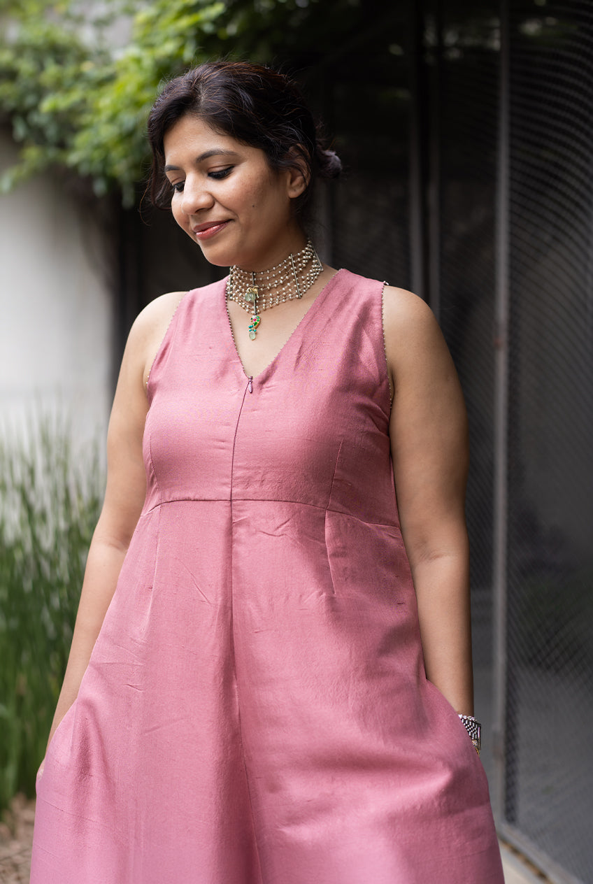 Meera Old Rose Jumpsuit