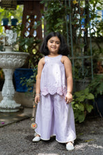 Load image into Gallery viewer, The Phool Sharara Set - Lavender
