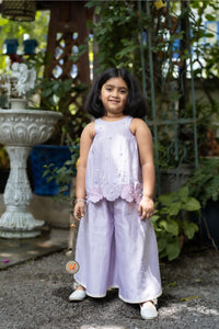 The Phool Sharara Set - Lavender