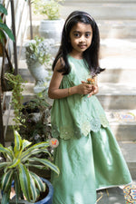 Load image into Gallery viewer, The Phool Sharara Set - Spring Green
