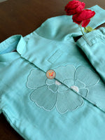 Load image into Gallery viewer, The Phool Kurta Set - Soft Teal
