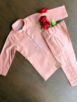 Load image into Gallery viewer, The Phool Kurta Set - Peach
