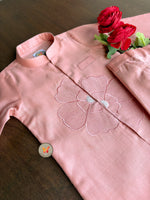 Load image into Gallery viewer, The Phool Kurta Set - Peach
