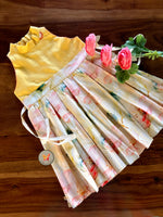 Load image into Gallery viewer, The vintage floral halter dress- Yellow
