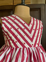 Load image into Gallery viewer, Striped Sharara Set - Red
