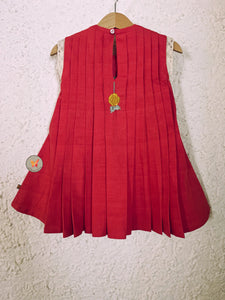 Box pleat tunic - Watermelon