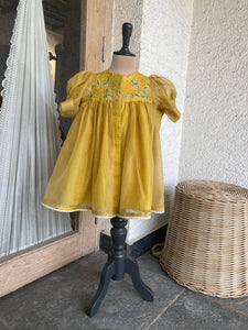 The Rose Shirt Dress - Mango Yellow