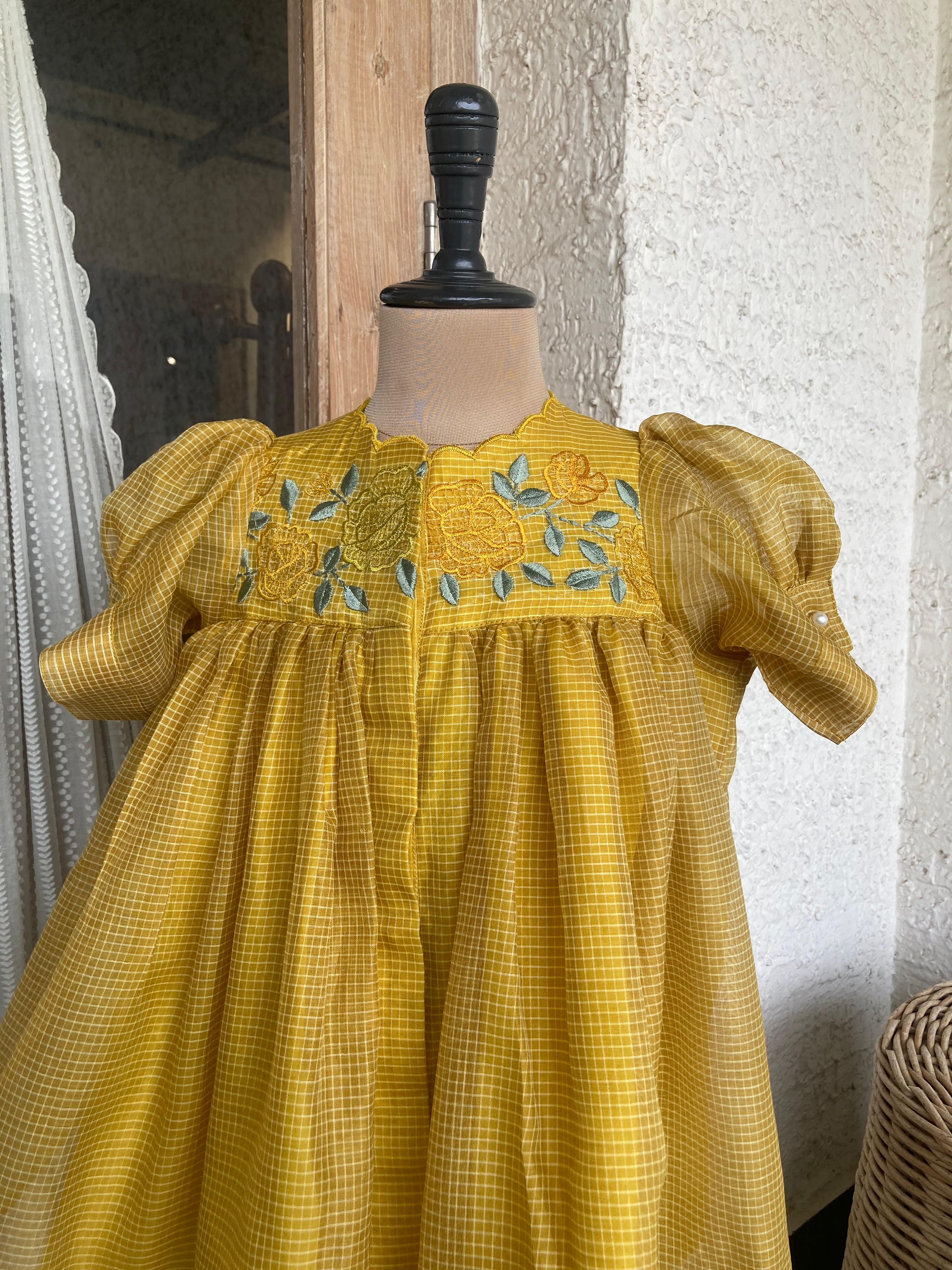 The Rose Shirt Dress - Mango Yellow