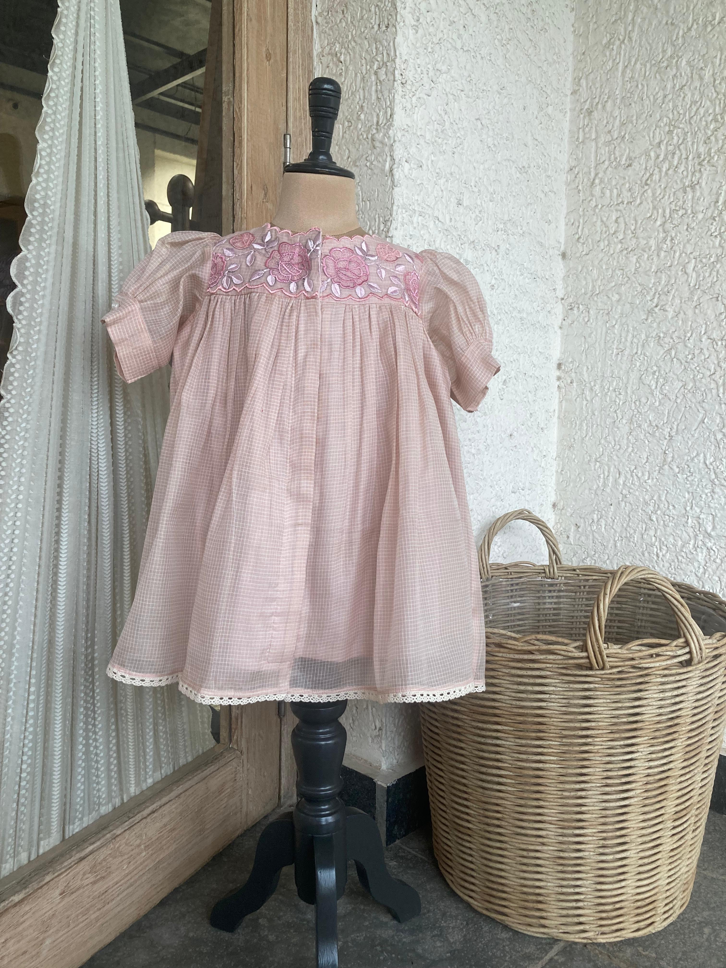 The Rose Shirt Dress-Pearl Pink