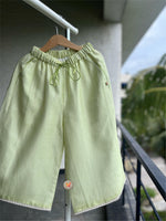 Load image into Gallery viewer, Polka Honeycomb blouse with pants - Green

