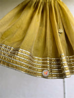 Load image into Gallery viewer, Phool Wala Gota Lehenga-Mustard
