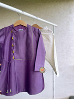 Load image into Gallery viewer, Pintux kurta set-Purple
