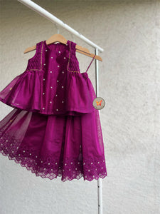 Geometric Embriodery lehenga set-Pukhraj