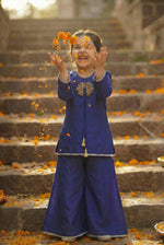 Load image into Gallery viewer, Sunehera Phool Sharara Ser- Violet
