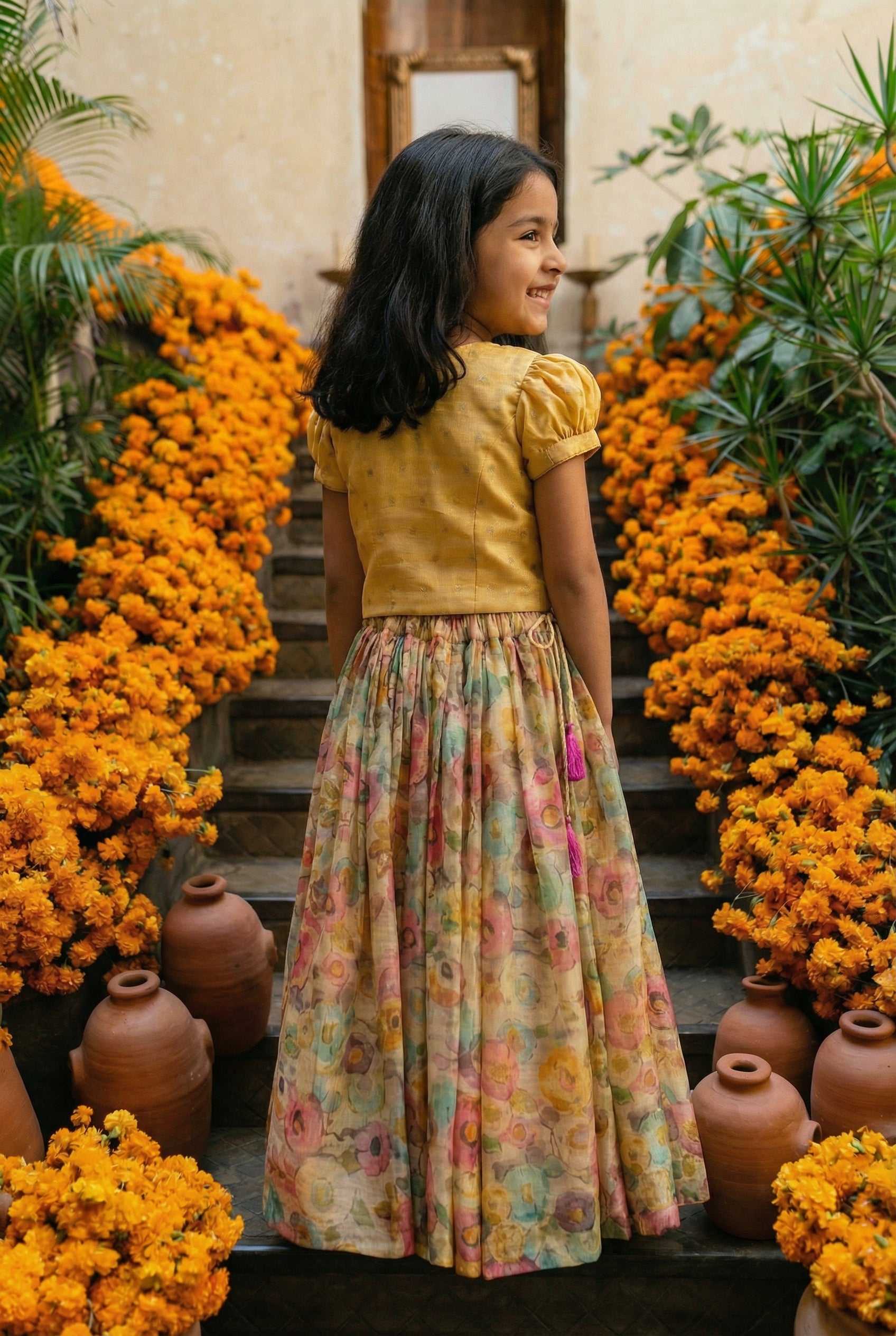 Chamak Tara Lehenga- Sunhera