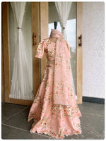 Load image into Gallery viewer, Festive Floral lehenga Set- Blush
