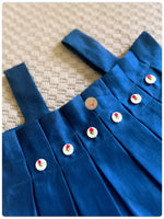 Load image into Gallery viewer, Pleated Slip Dress - Blue
