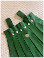 Load image into Gallery viewer, Pleated Slip Dress - Green
