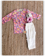 Load image into Gallery viewer, Handblock kurta set- Pink
