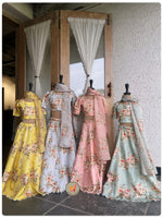 Load image into Gallery viewer, Festive Floral Lehenga Set- Mint
