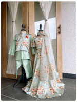 Load image into Gallery viewer, Festive Floral set- Mint

