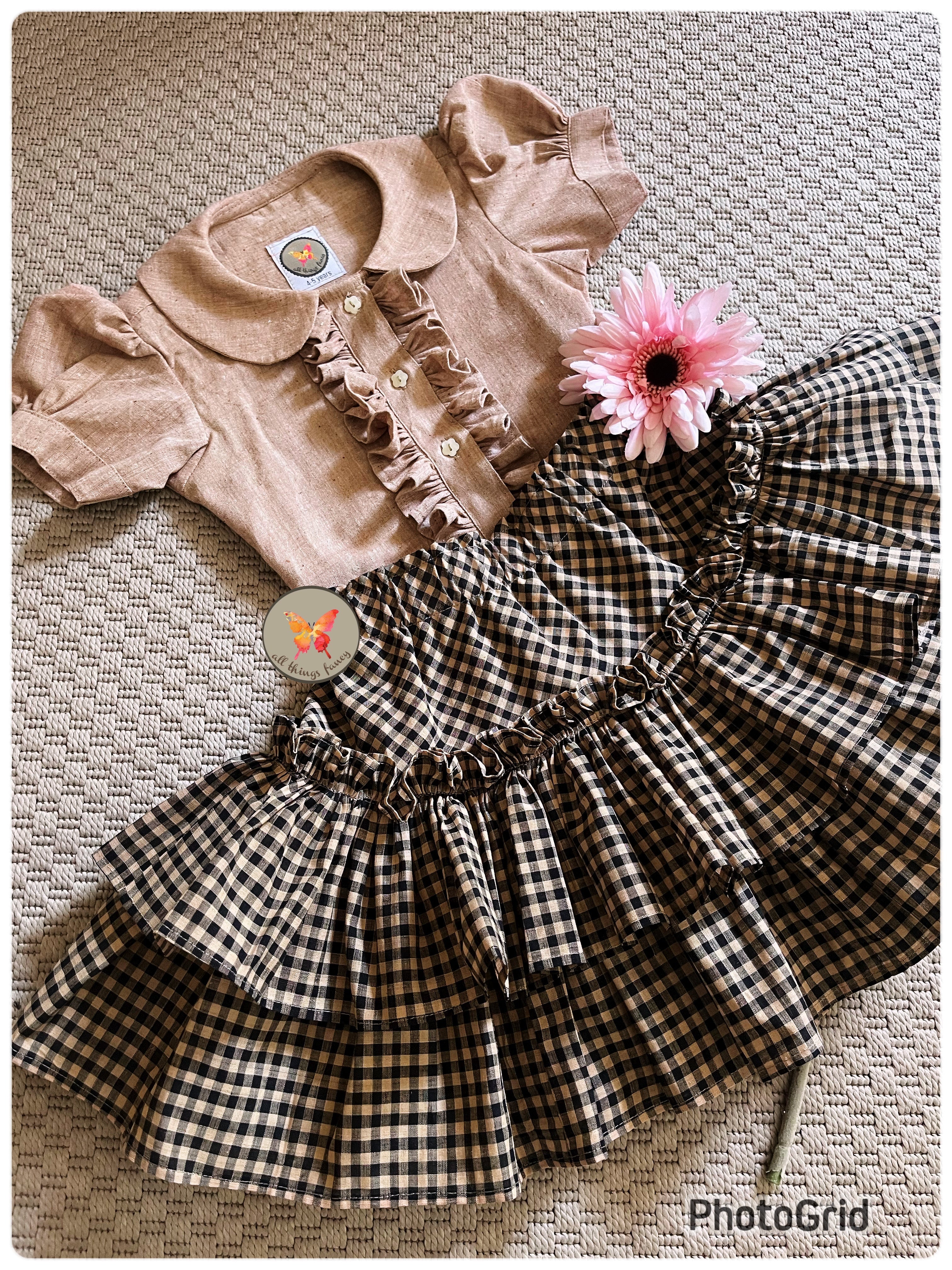 Vintage checkered set