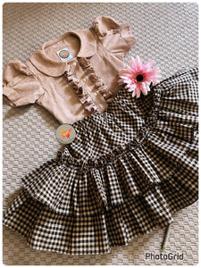 Vintage checkered set