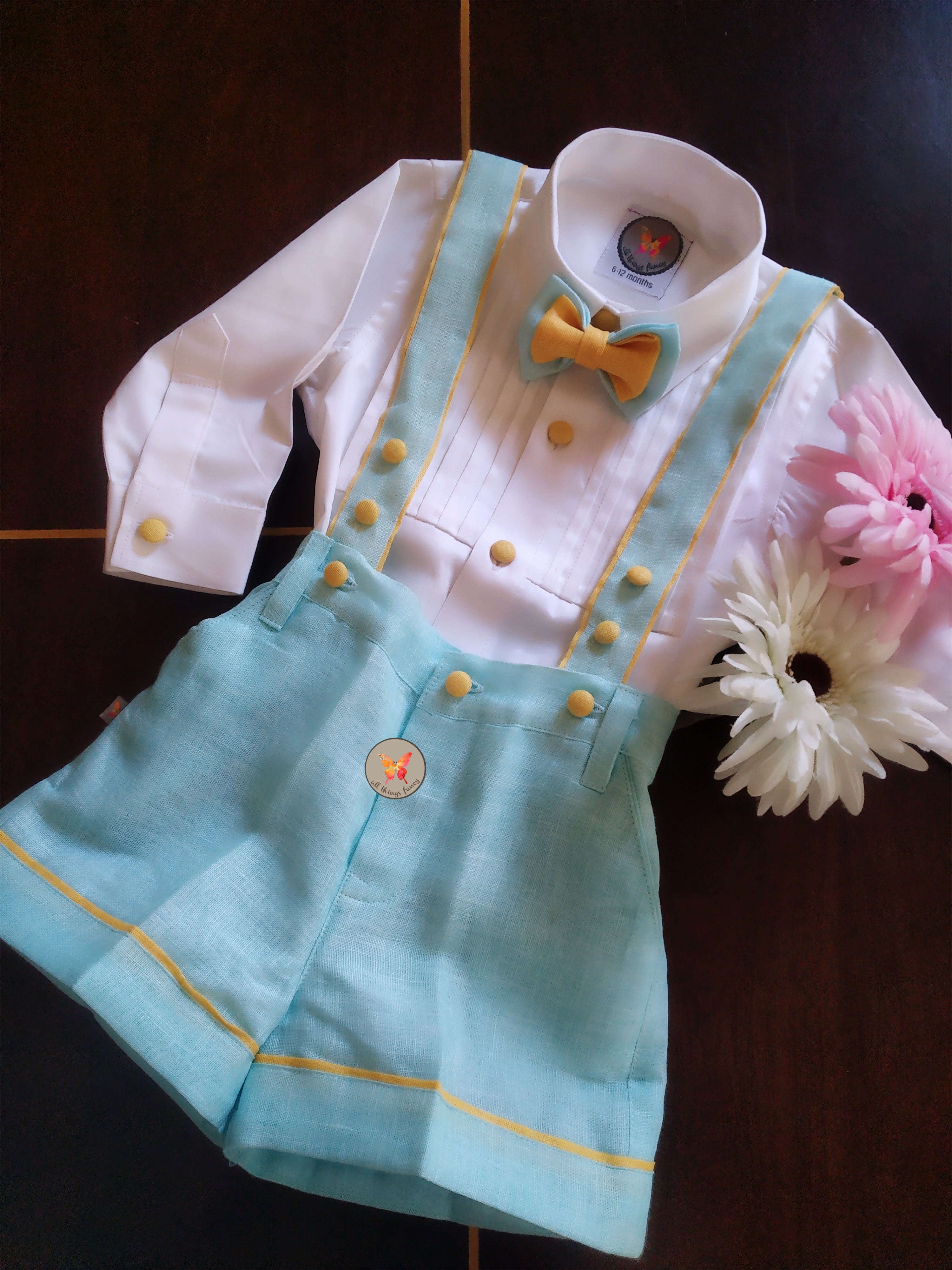 The Summer Bday Set- Blue & Yellow