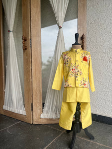 Festive Floral Set- Yellow