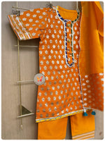 Load image into Gallery viewer, The Classic Indian Suit- Narangi
