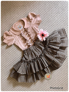 Vintage checkered set