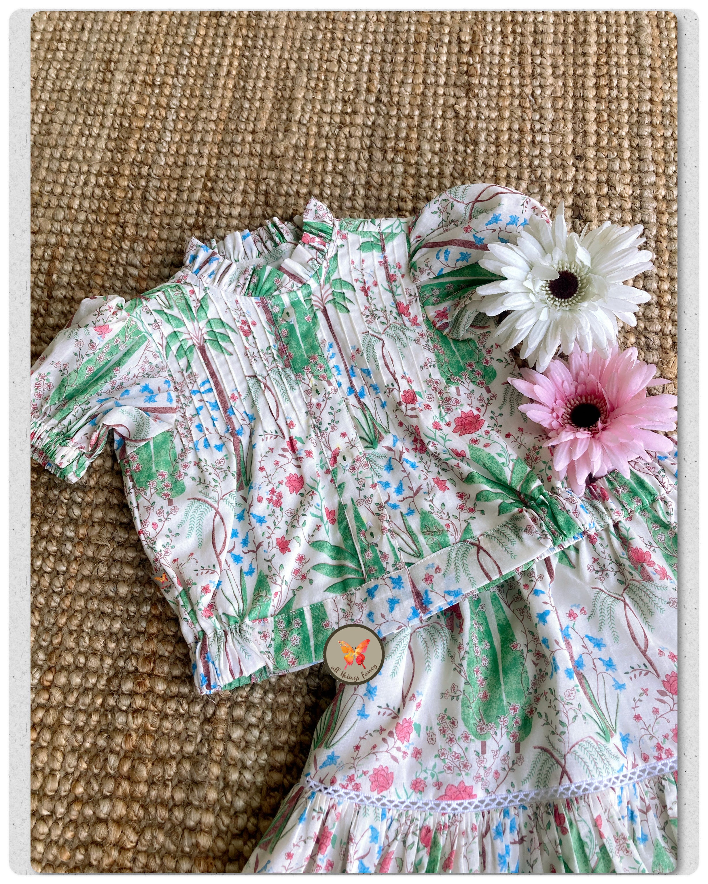The summer coord set- Green