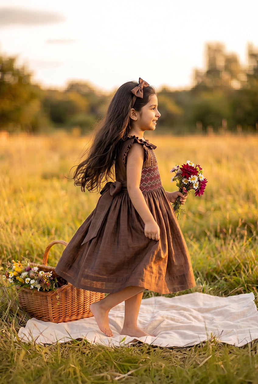 Choco Handsmocked dress