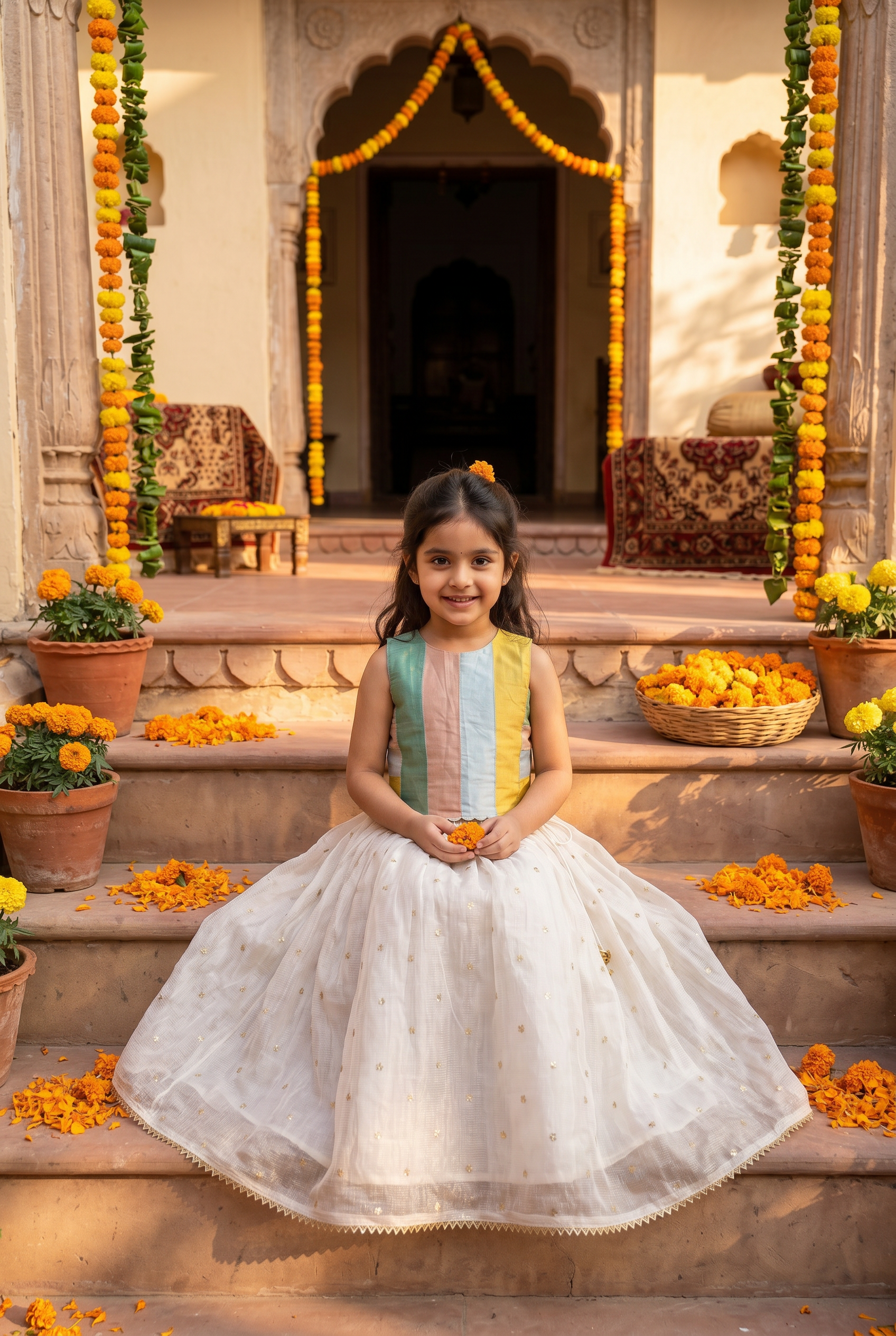 Star & sparkle lehenga-silver