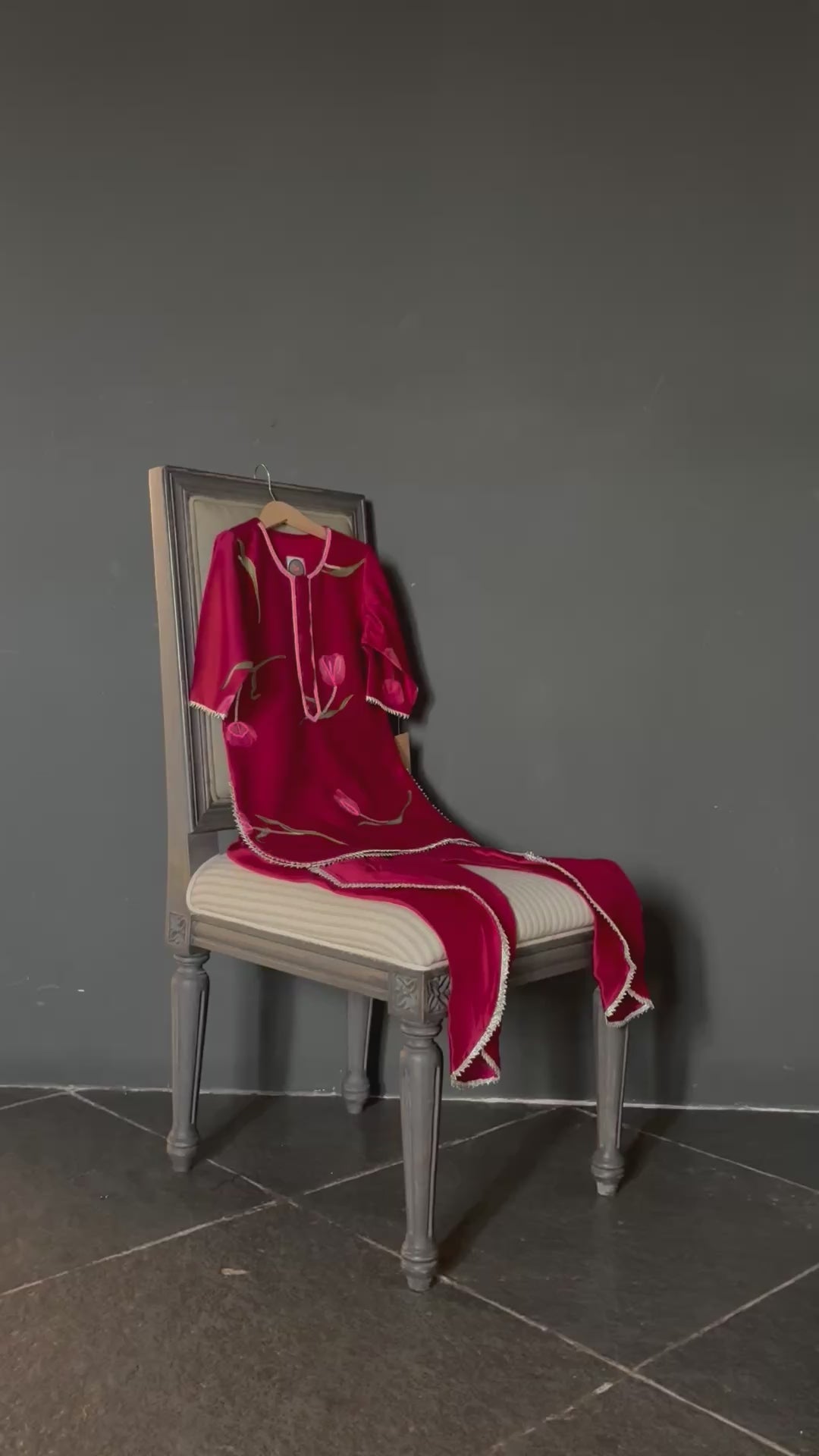 Tulip Suit Set- Red