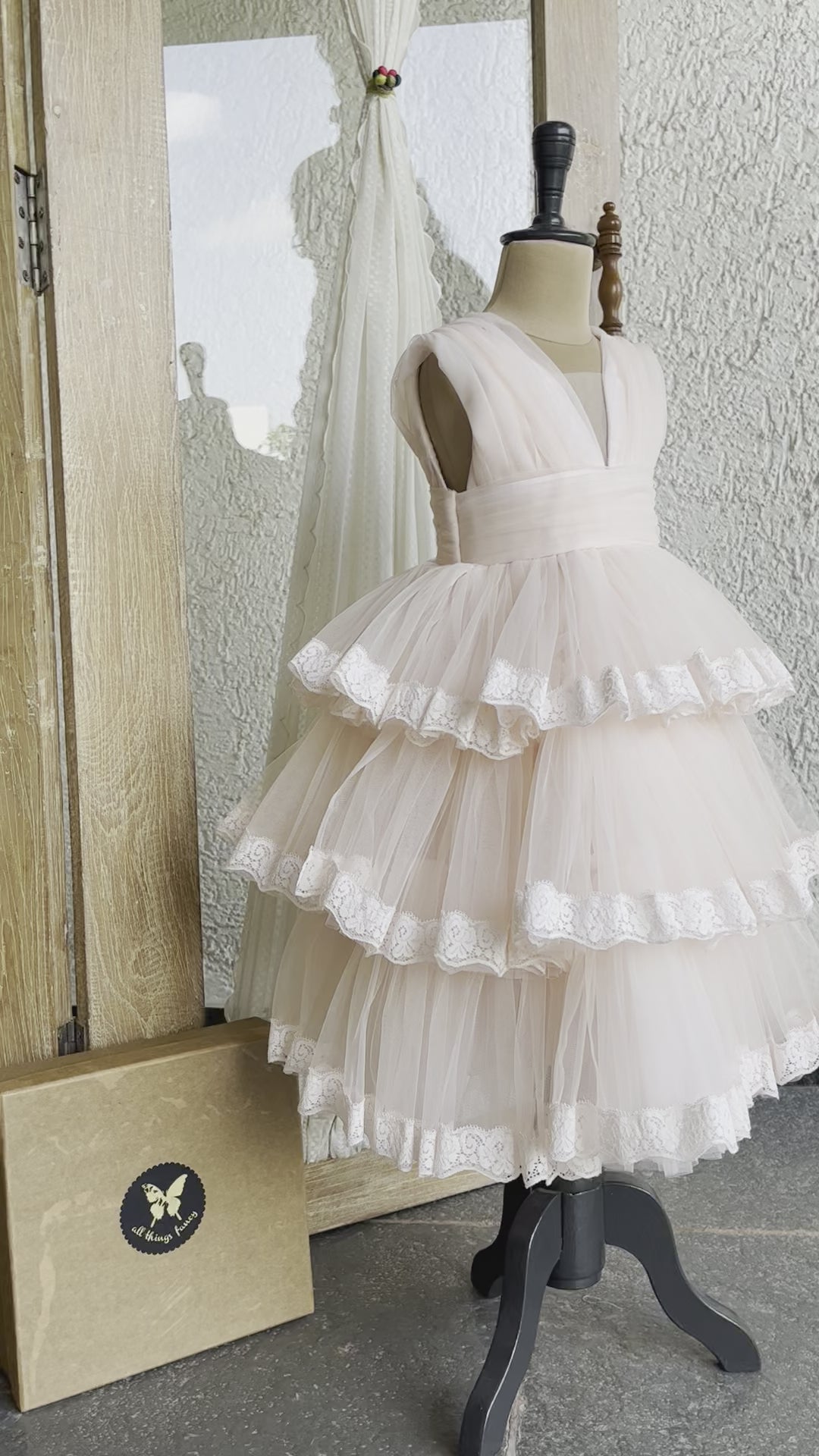 The Princess Dress- Pale pink