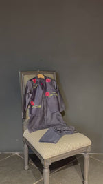 Load and play video in Gallery viewer, Tulip Garden Set- Charcoal
