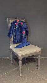 Load and play video in Gallery viewer, Tulip Garden Set- Deep Blue
