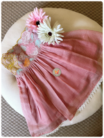 Load image into Gallery viewer, Salmon Cutwork Set
