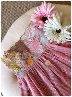 Load image into Gallery viewer, Salmon Cutwork Set
