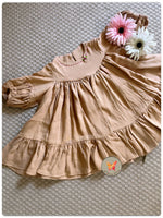 Load image into Gallery viewer, Crinkle Caramel Dress
