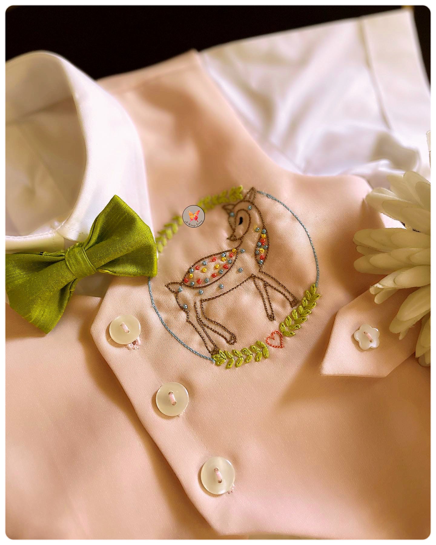 The Dainty Dear Embroidered Set